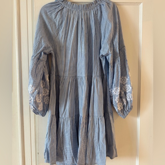 NWT! Tuckernuck Beach Embroidered Nautical Stripe Sea Breeze Coverup - Picture 7 of 7